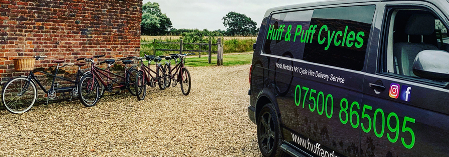 The Huff and Puff Cycles Delivery Car