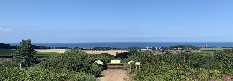 A view from the Wiveton, Cley and Glandford Cycle Route